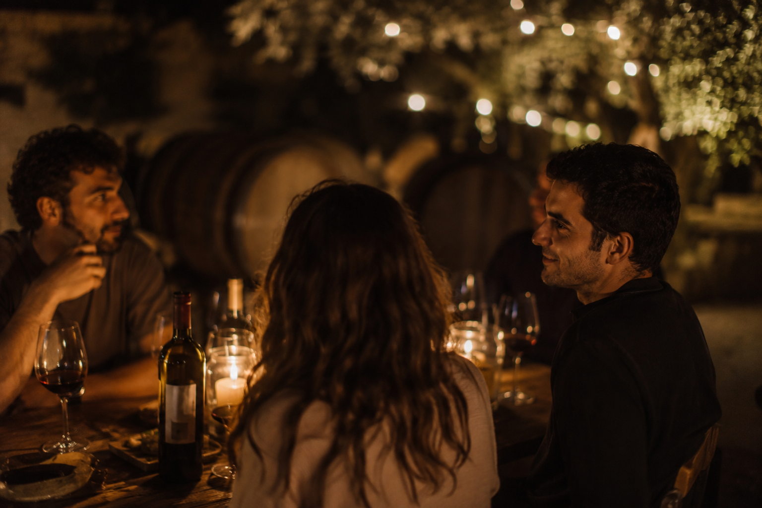 Winery evening